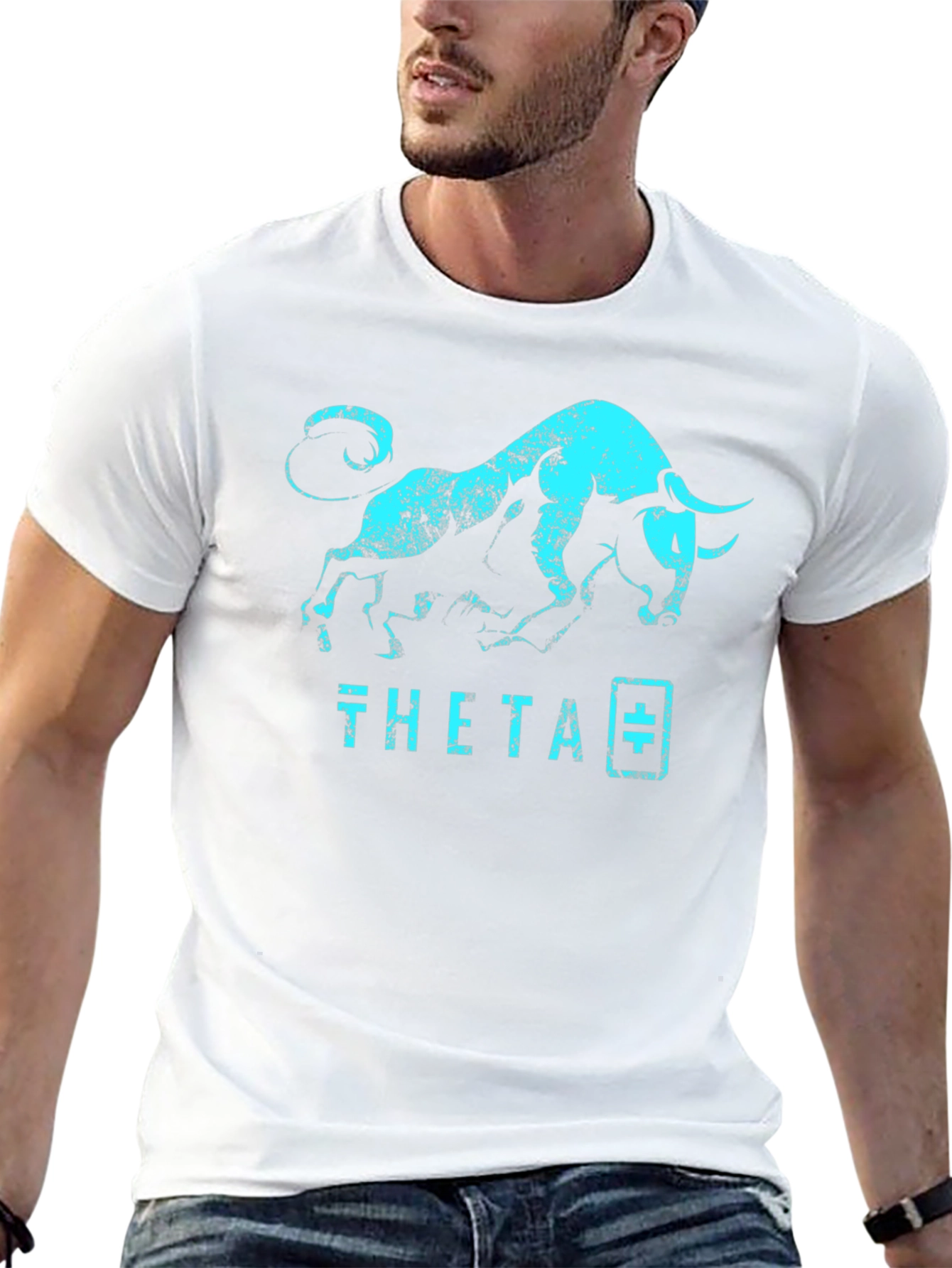 Theta Bull T-Shirt - Crypto Trader Tee