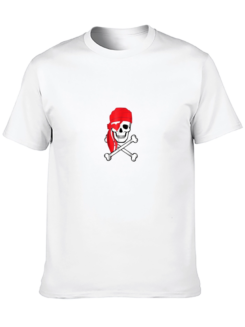 Pirate Skull & Crossbones Black T-Shirt