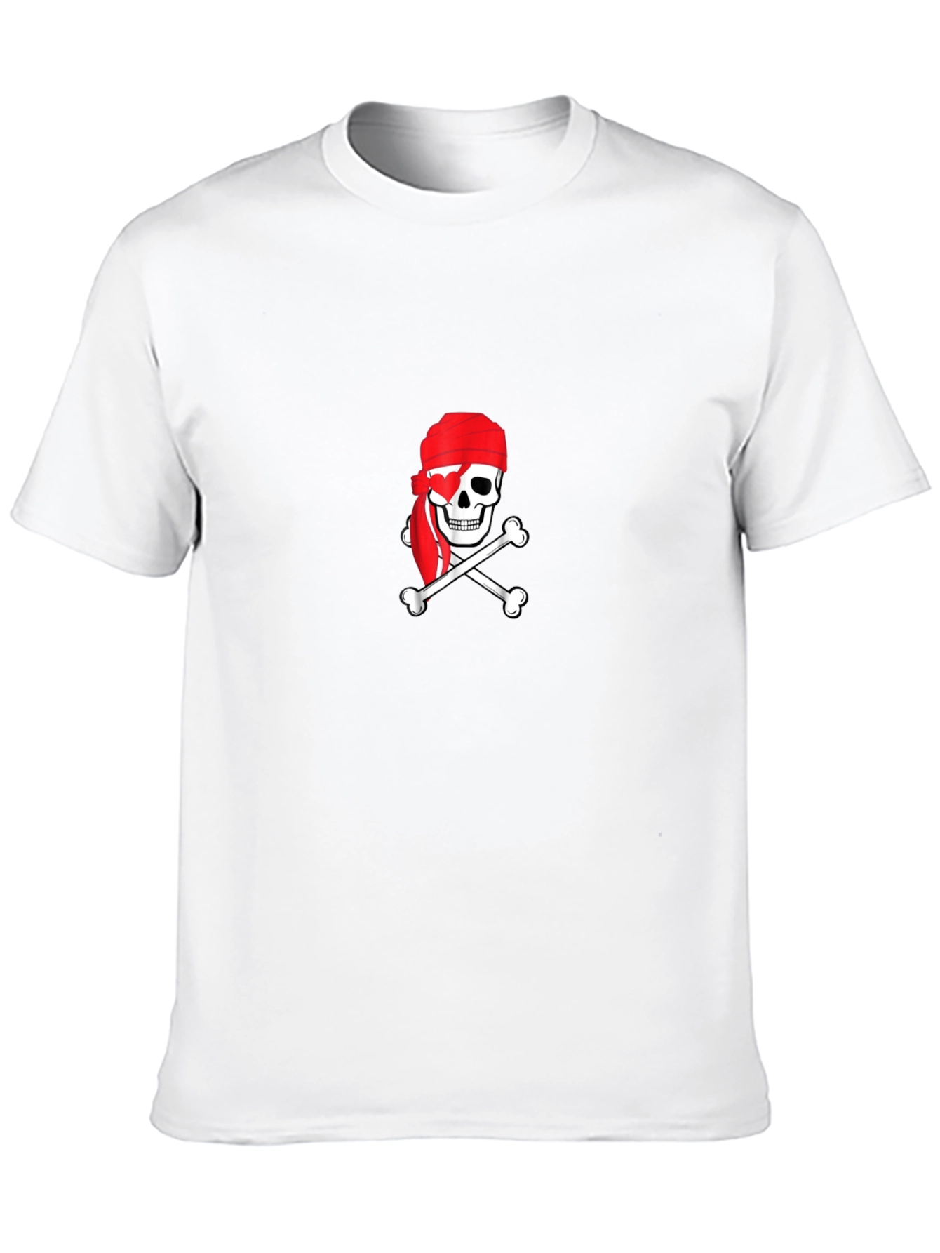Pirate Skull & Crossbones Black T-Shirt