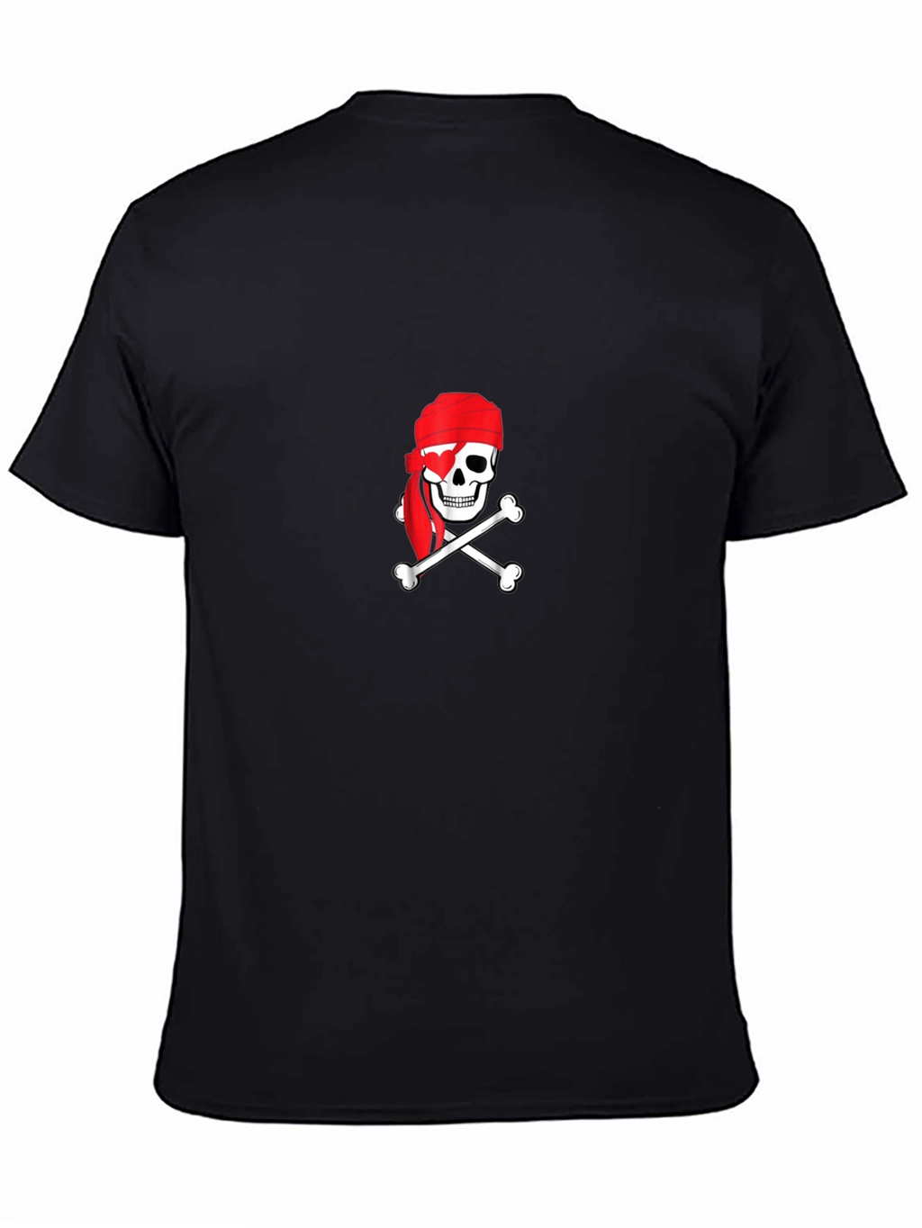 Pirate Skull & Crossbones Black T-Shirt