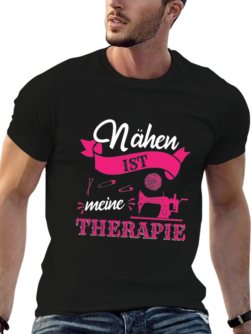 NÄHEN IST MEINE THERAPIE T-Shirt