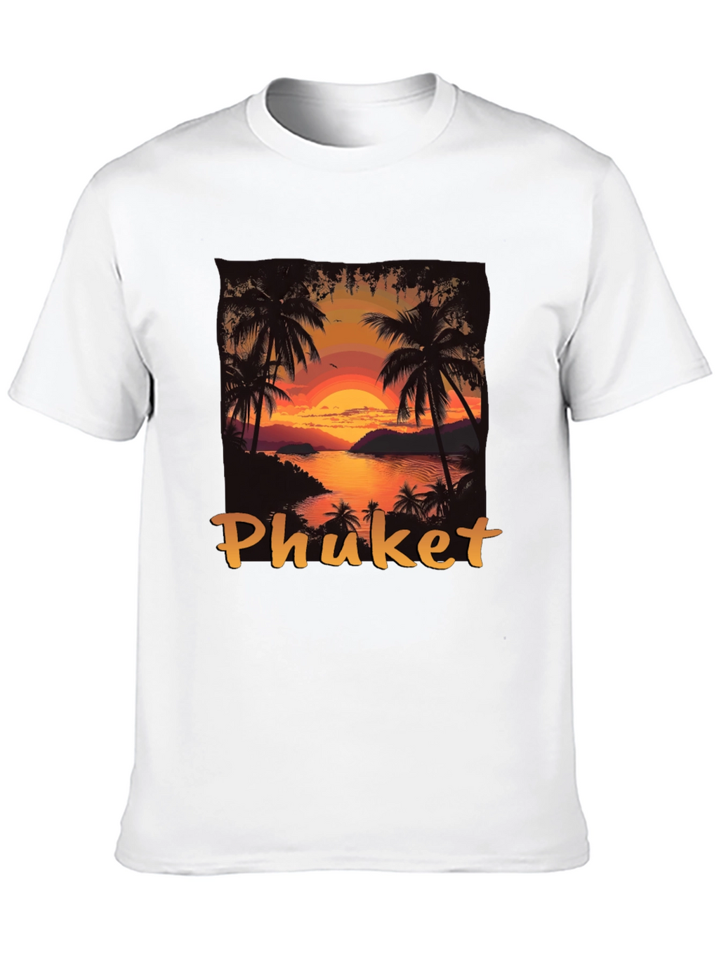 Phuket Sunset T-Shirt - Tropical Island Style