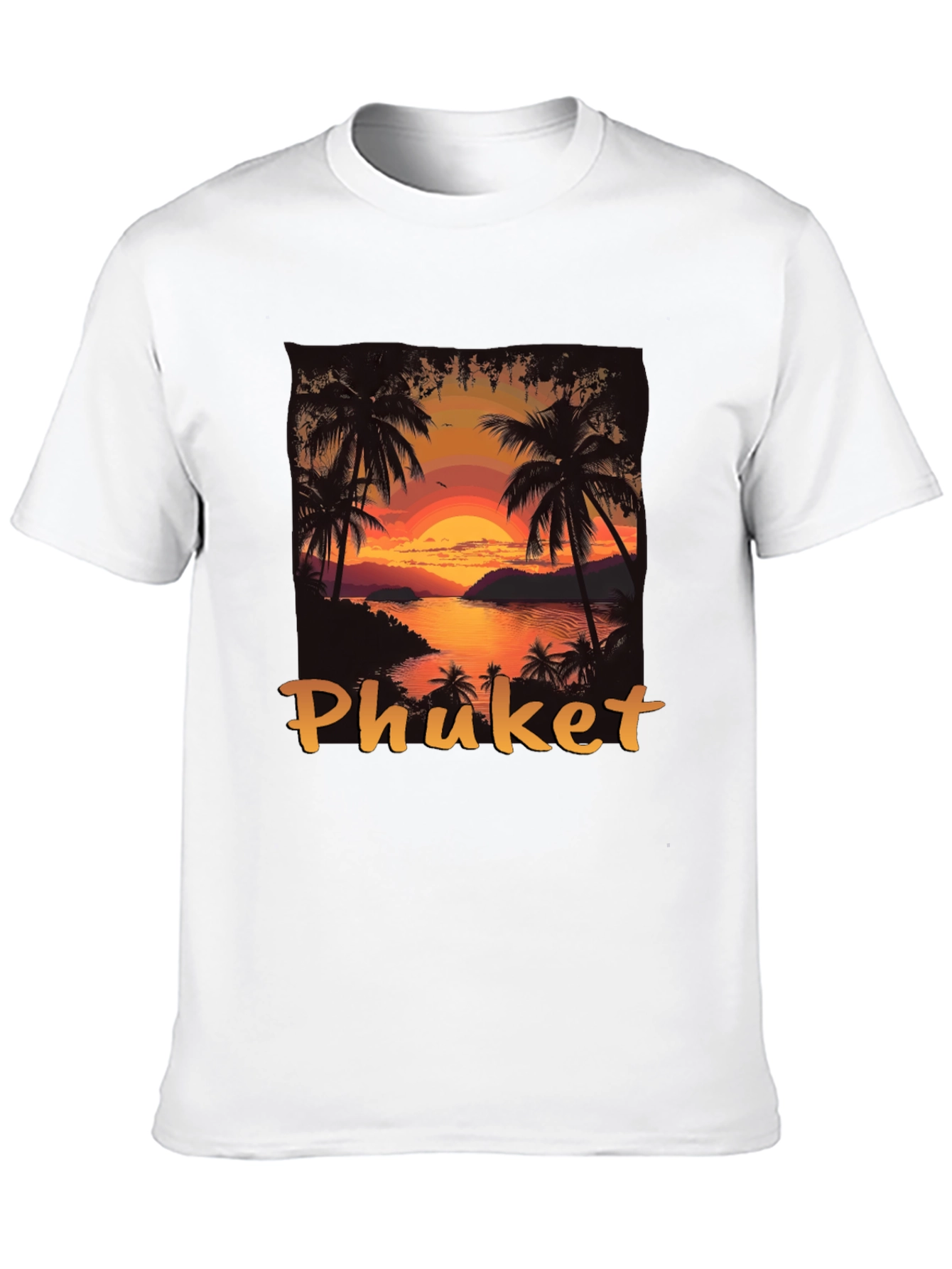 Phuket Sunset T-Shirt - Tropical Island Style