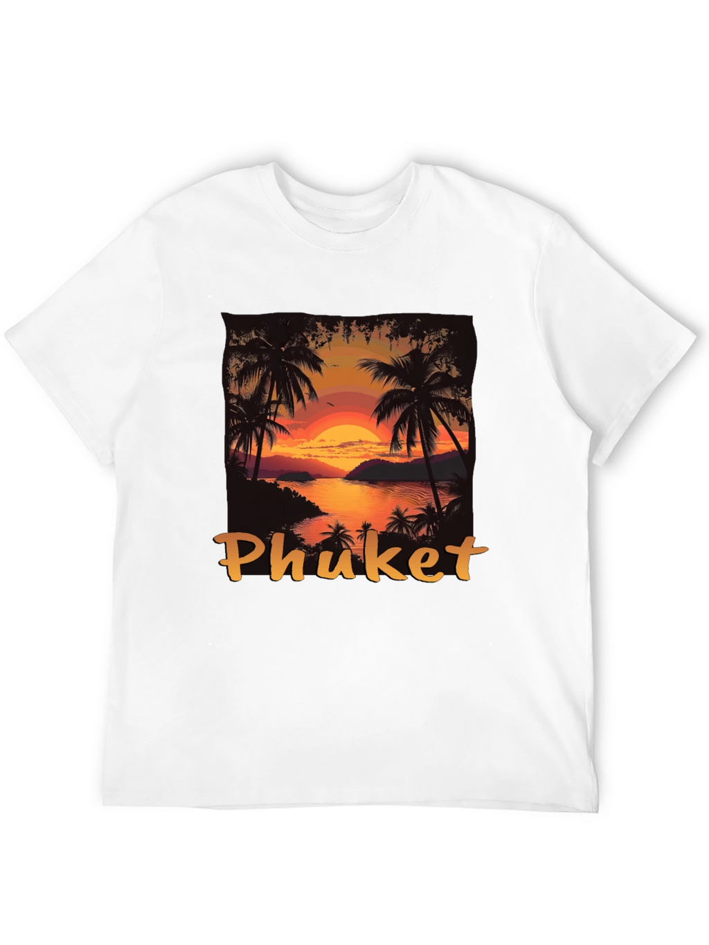 Phuket Sunset T-Shirt - Tropical Island Style