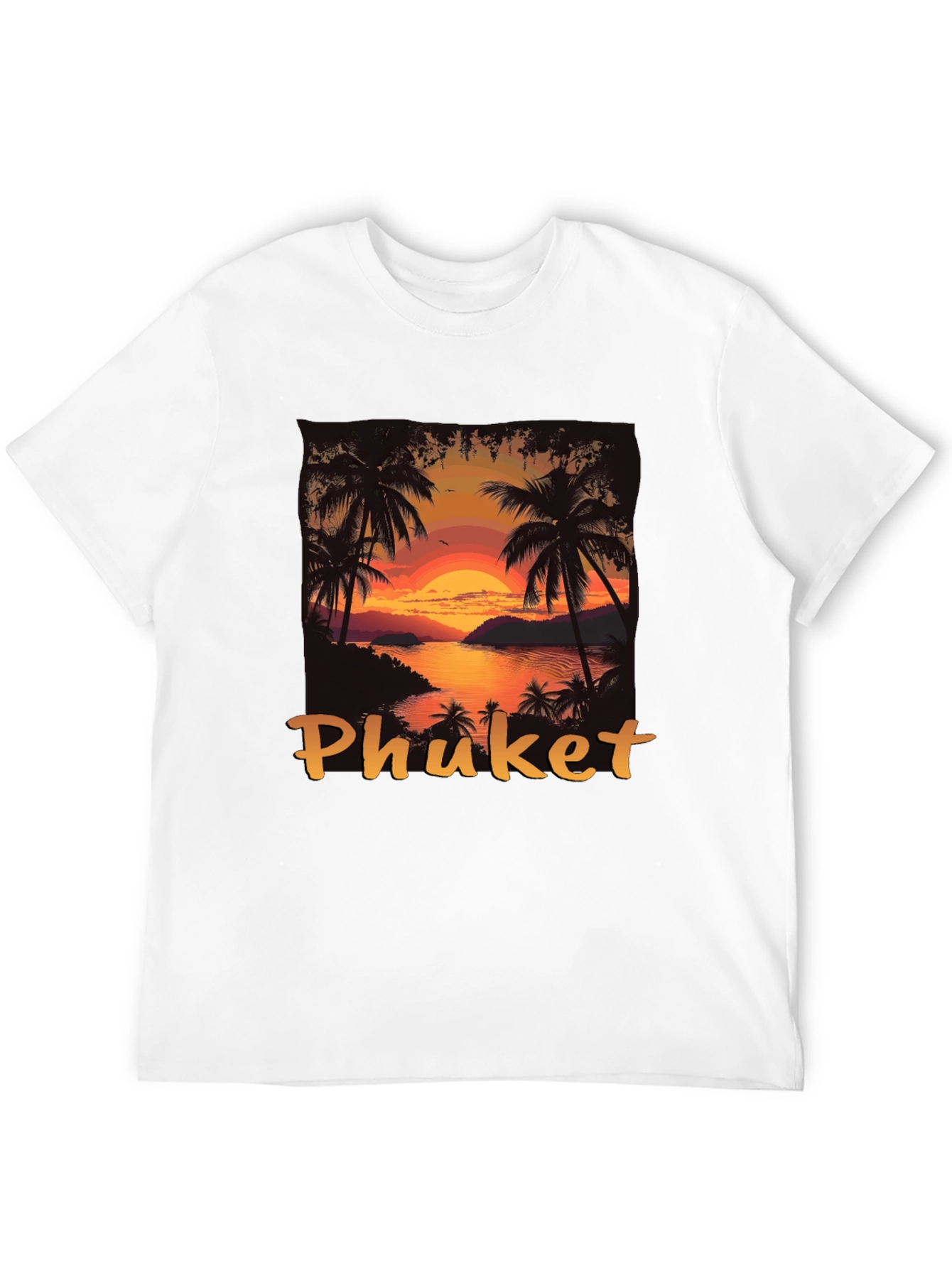 Phuket Sunset T-Shirt - Tropical Island Style