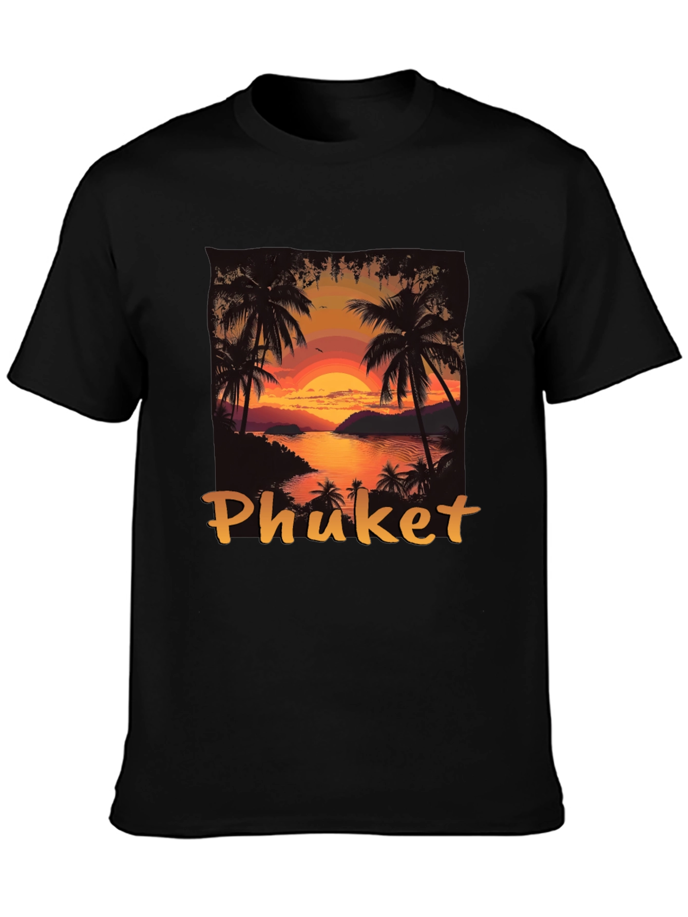Phuket Sunset T-Shirt - Tropical Island Style