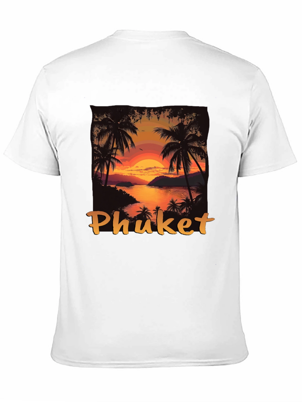Phuket Sunset T-Shirt - Tropical Island Style