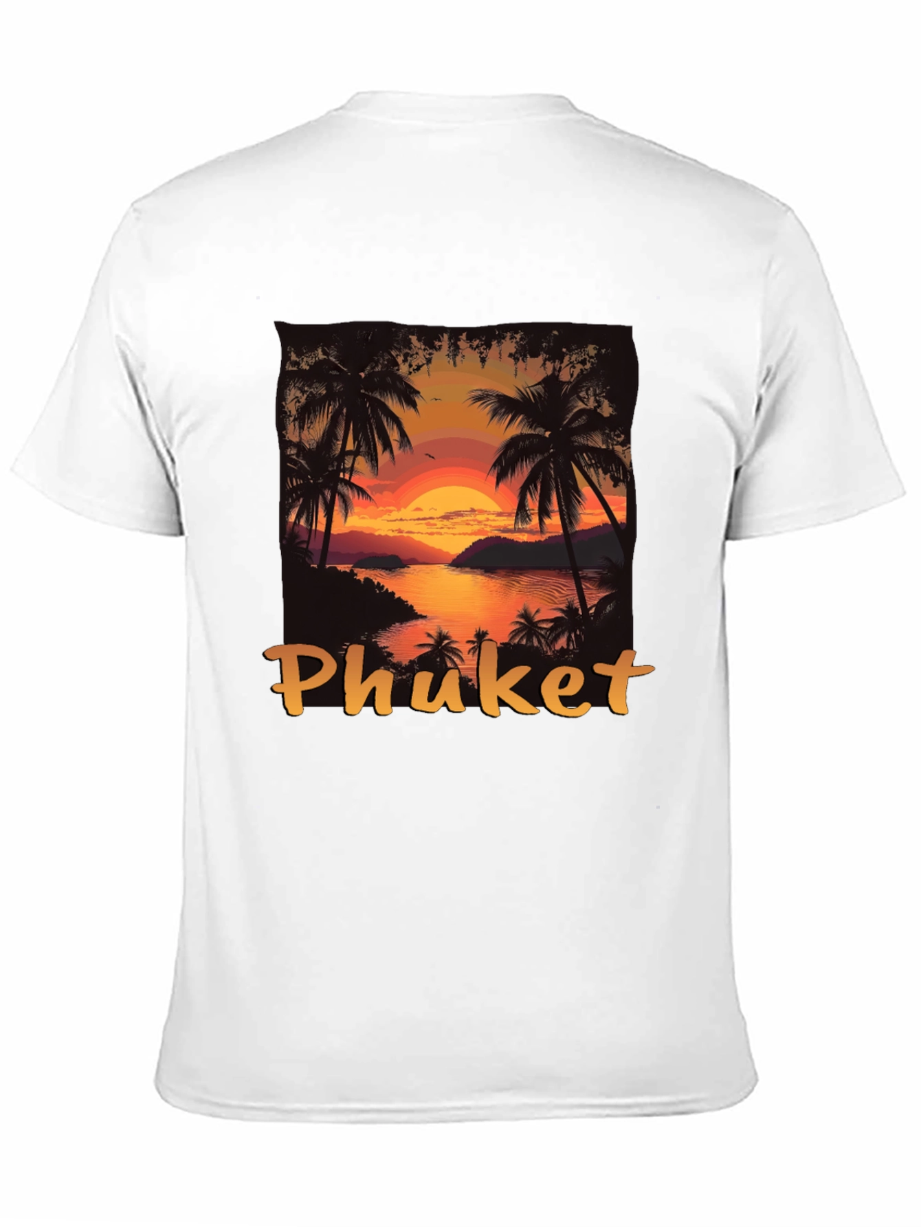 Phuket Sunset T-Shirt - Tropical Island Style