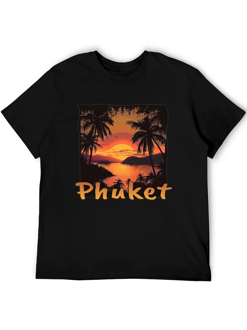 Phuket Sunset T-Shirt - Tropical Island Style