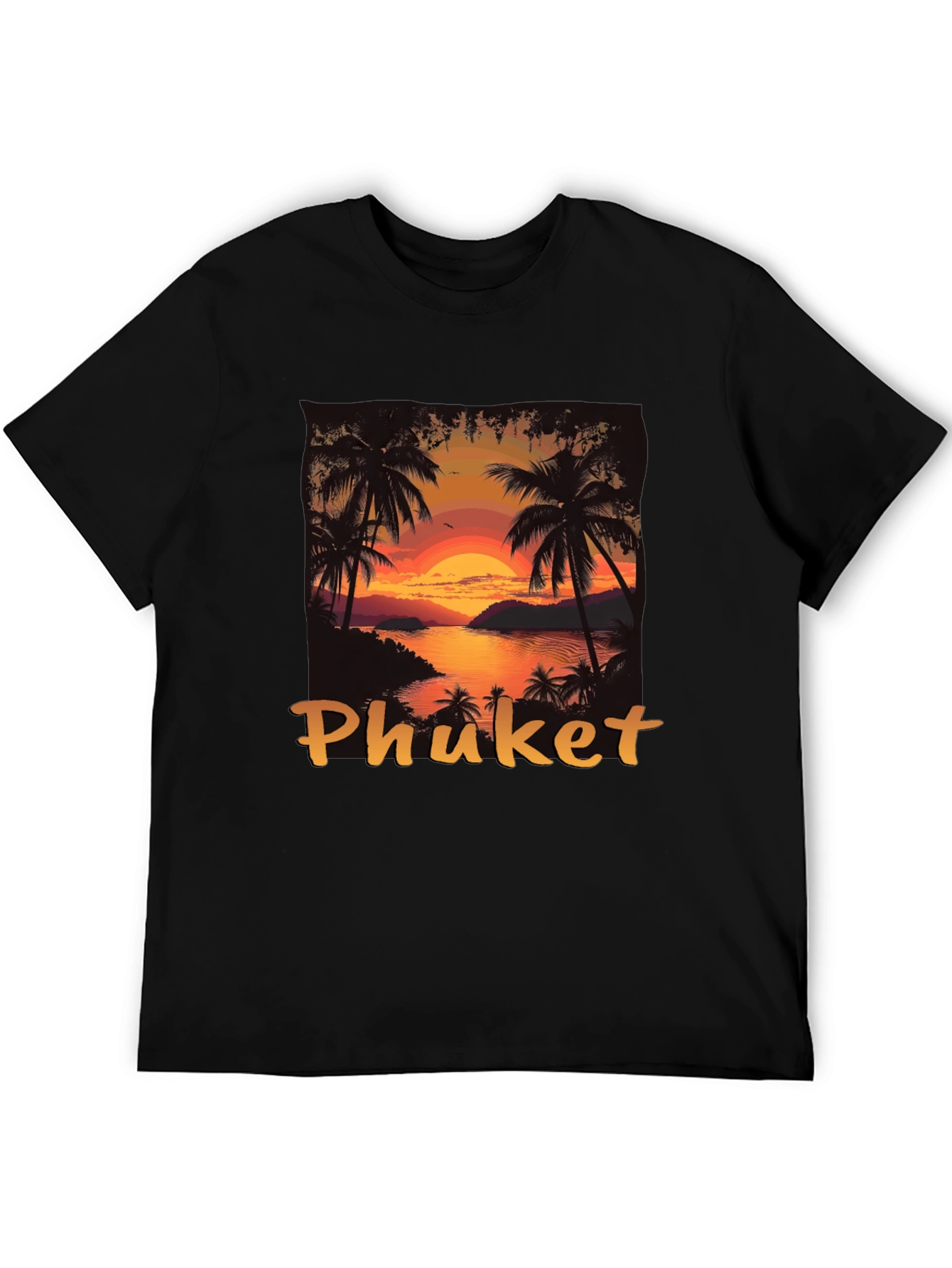 Phuket Sunset T-Shirt - Tropical Island Style