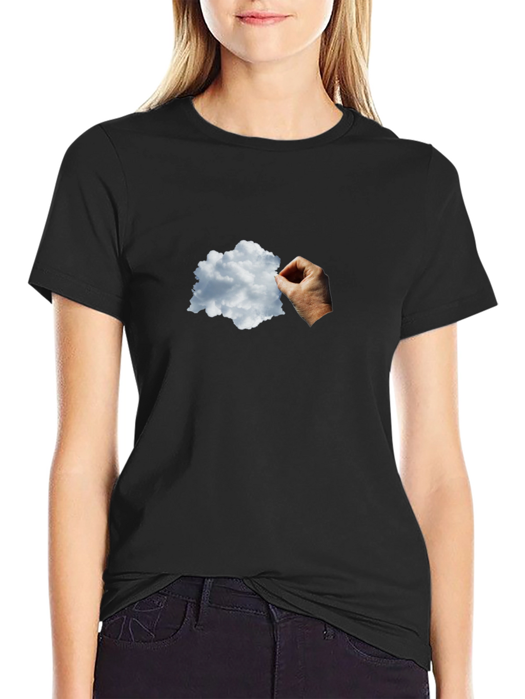 Cloud Grab Graphic Tee - Soft Cotton Comfort
