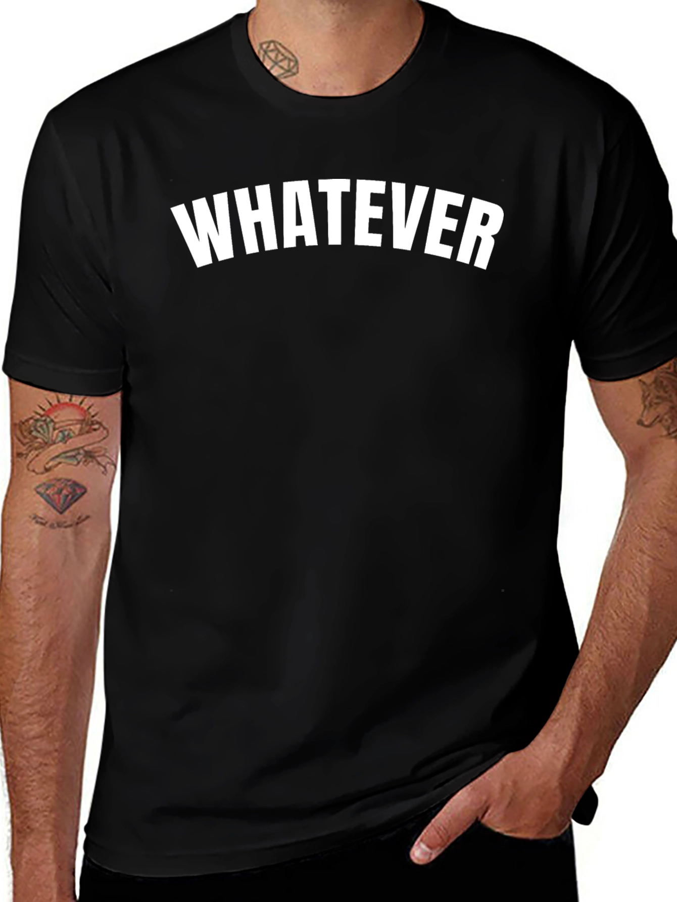 Whatever Graphic T-Shirt - Casual Cotton Tee