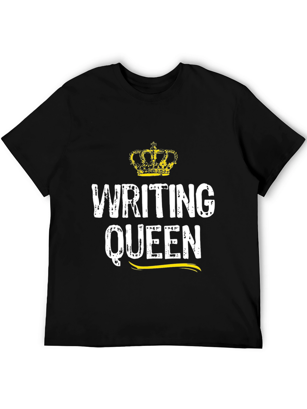 Writing Queen Black Tee