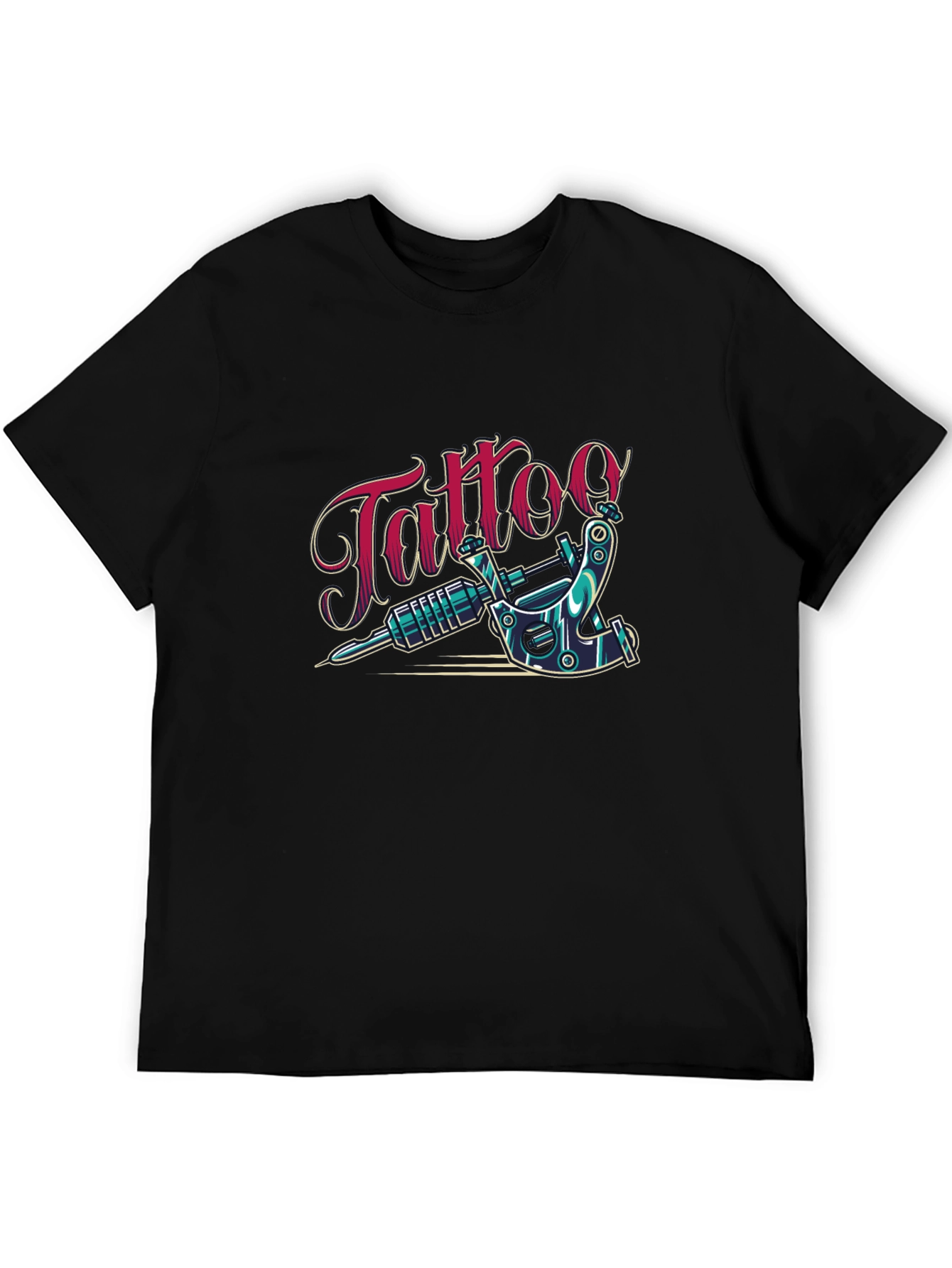 Tattoo Design Black T-Shirt