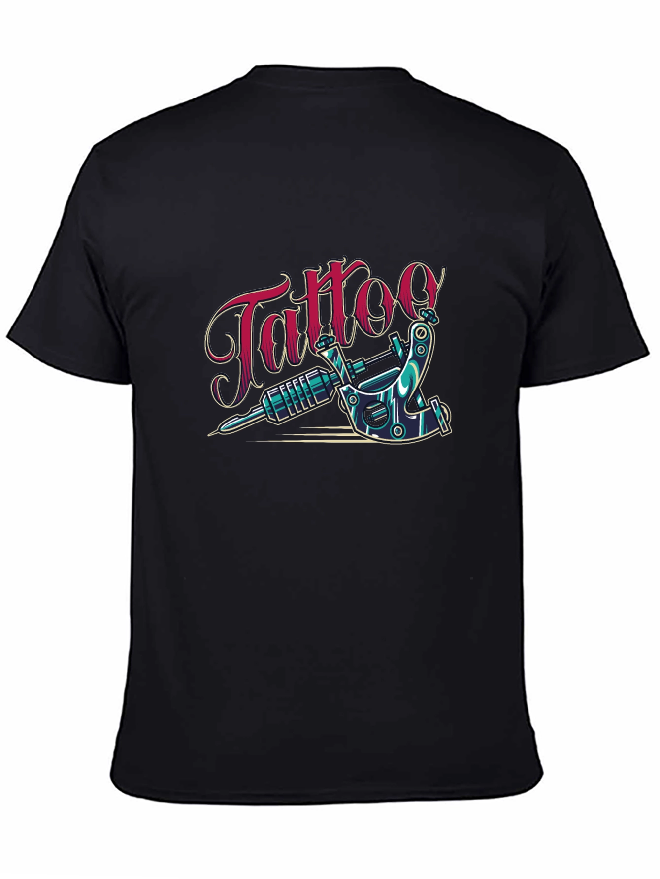 Tattoo Design Black T-Shirt
