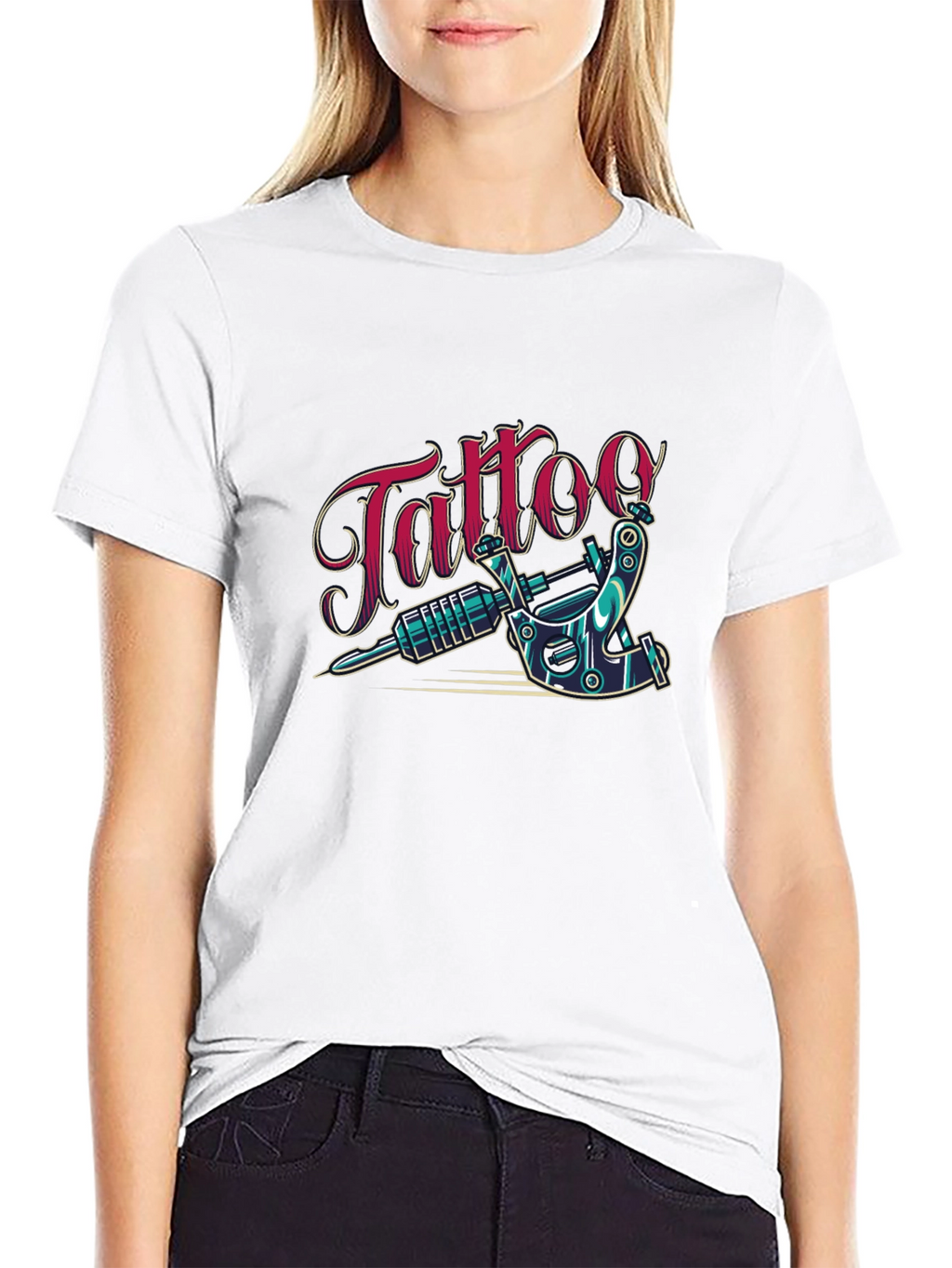 Tattoo Design Black T-Shirt