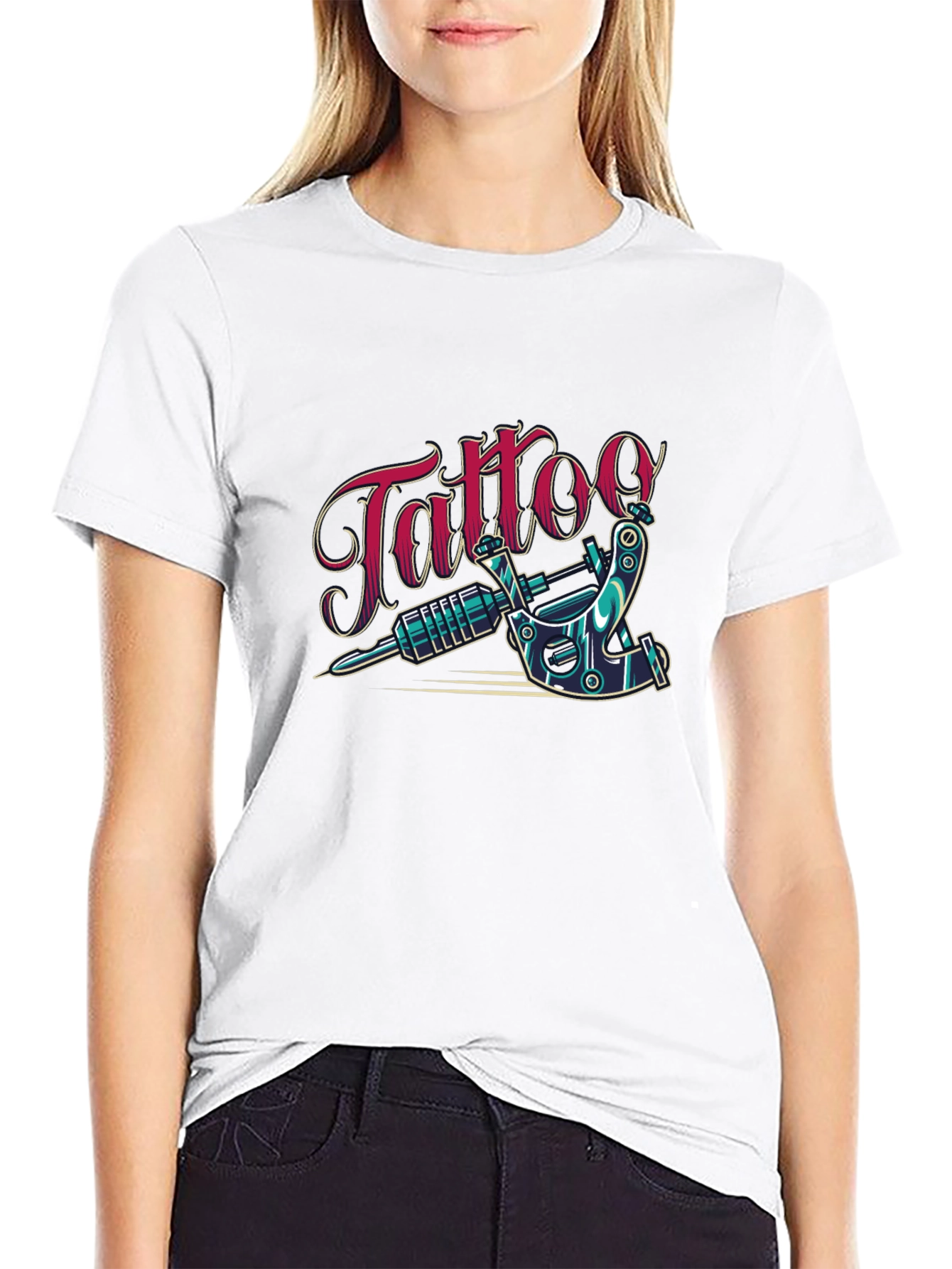 Tattoo Design Black T-Shirt