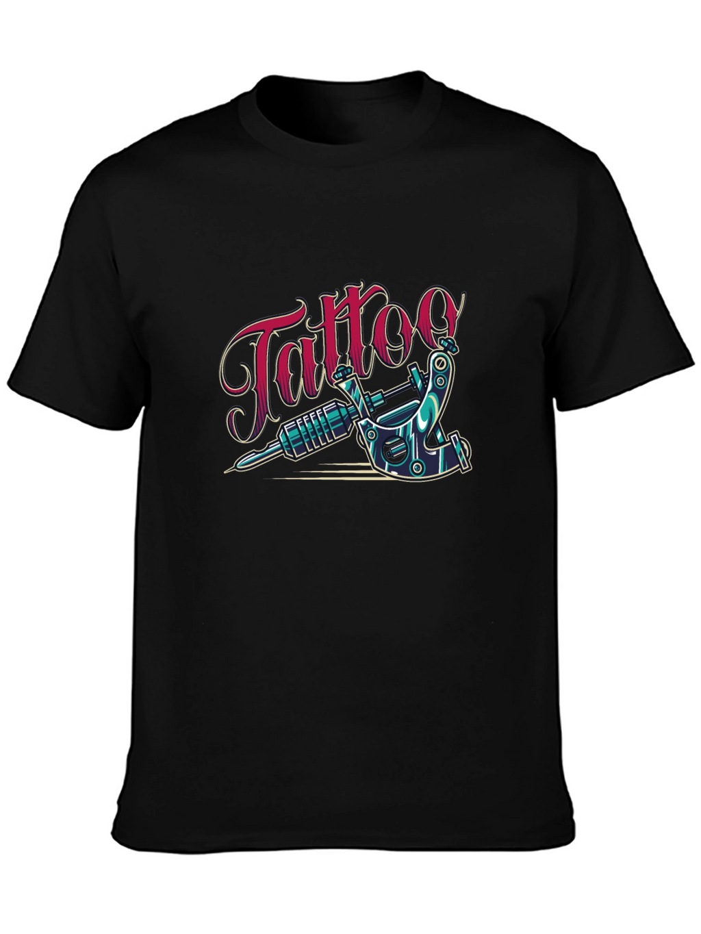 Tattoo Design Black T-Shirt