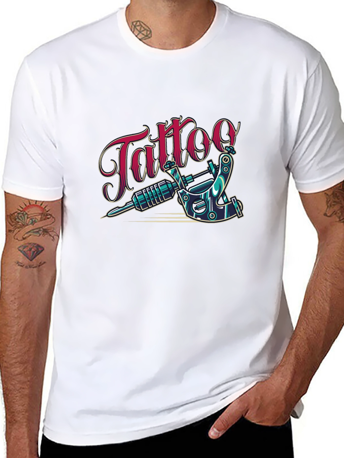 Tattoo Design Black T-Shirt
