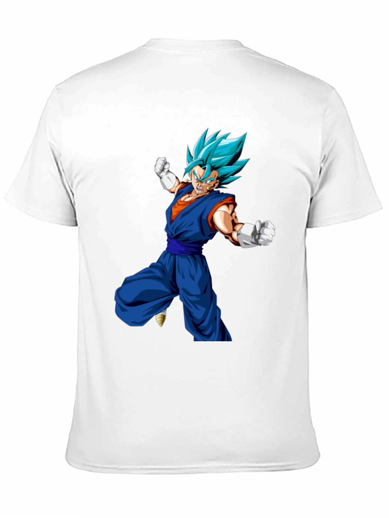 Dragon Ball Z Vegito Graphic Print Black T-Shirt