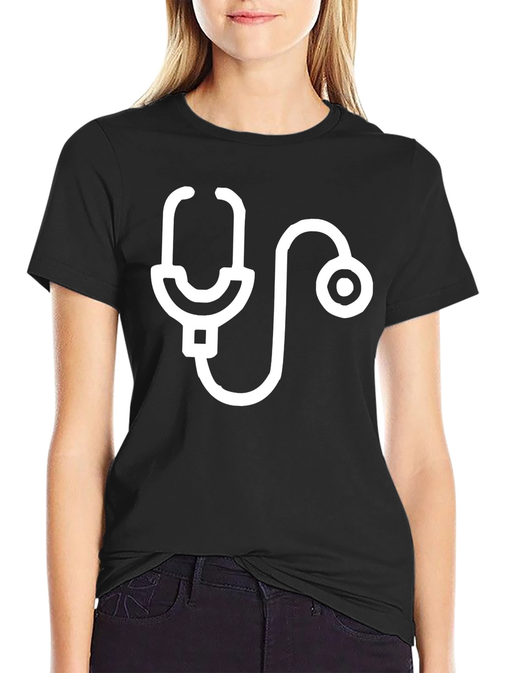 Stethoscope Graphic Tee - Medical Professional Shirt
