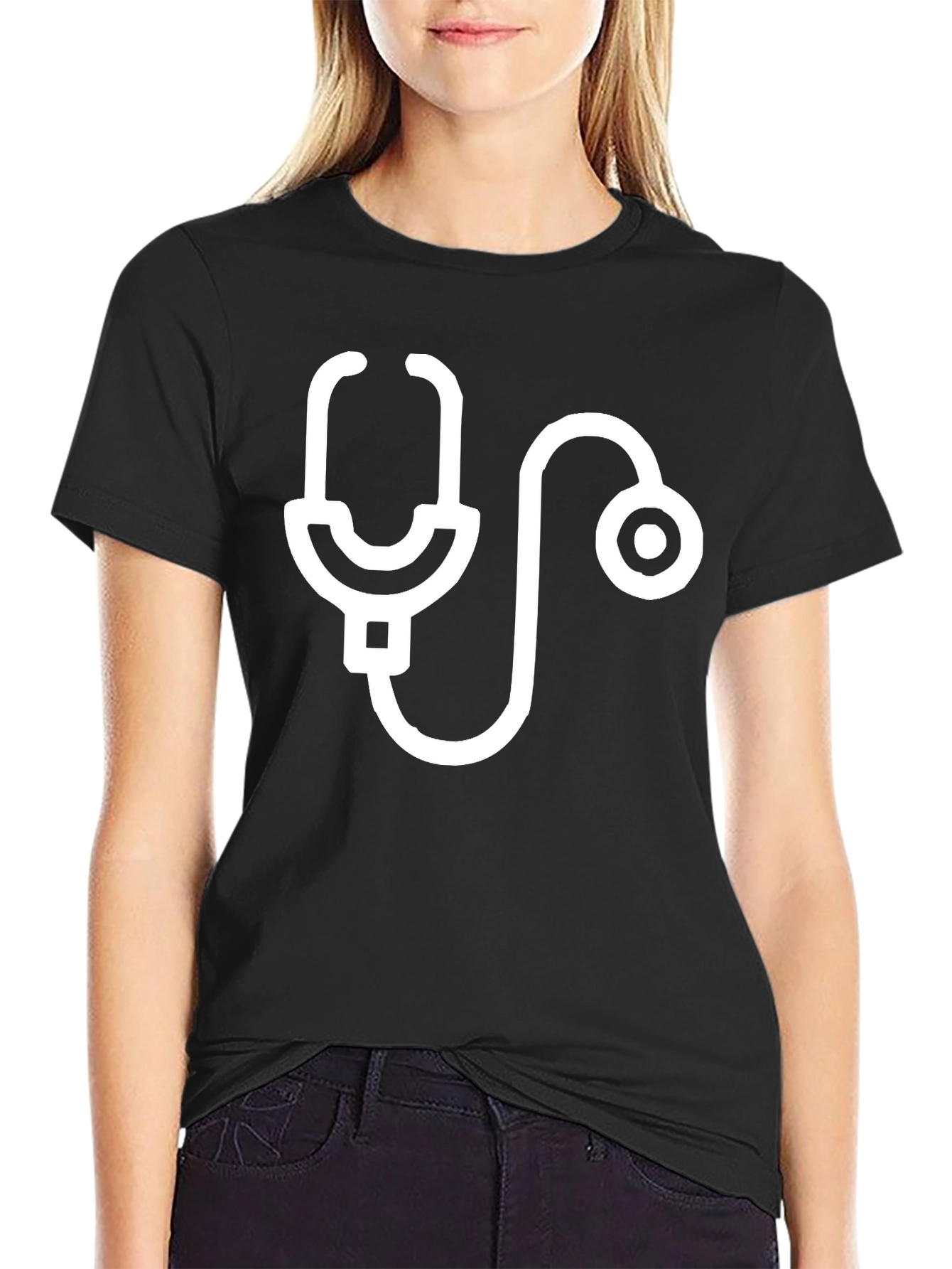 Stethoscope Graphic Tee - Medical Professional Shirt