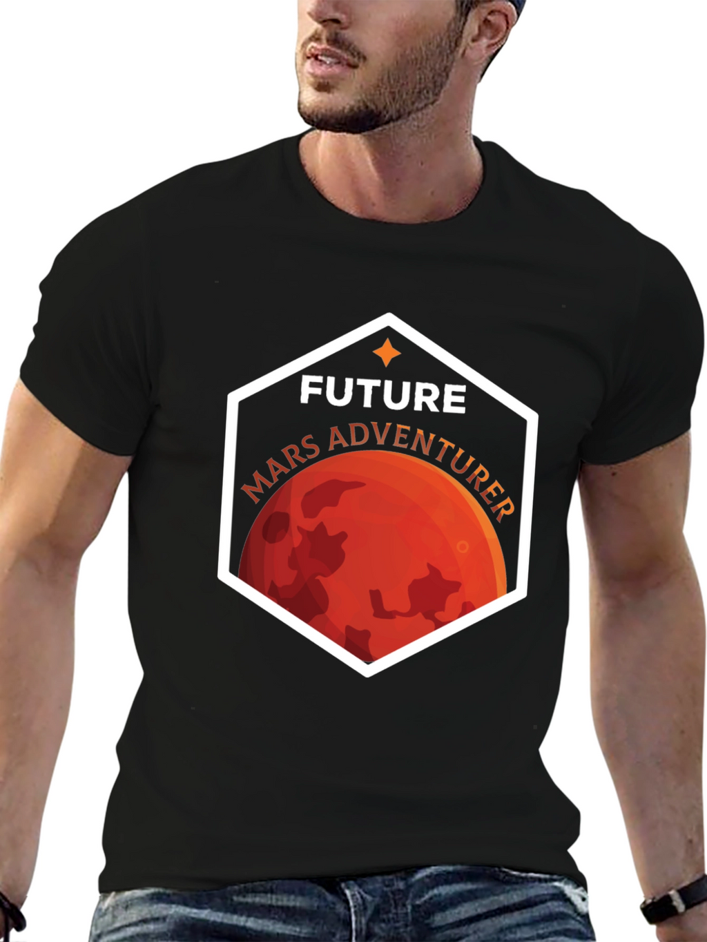 Future Mars Adventurer Graphic T-Shirt
