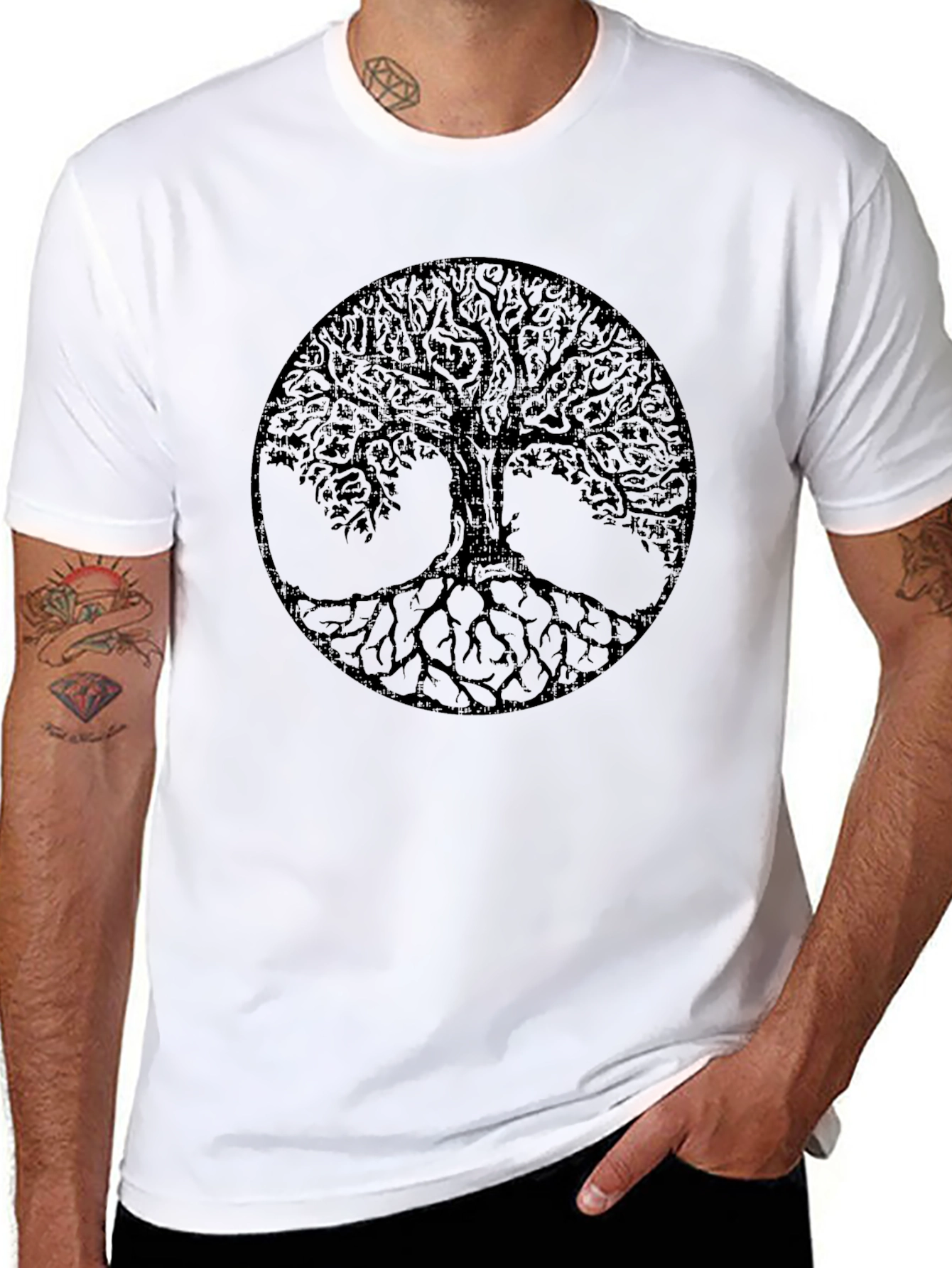 Black Tree of Life Graphic Tee - Unisex Soft Cotton Shirt