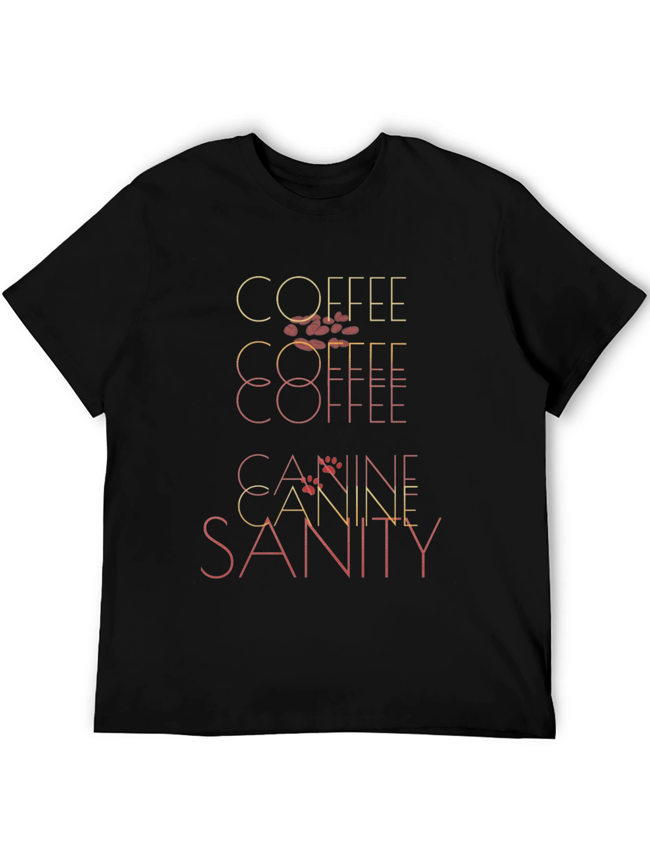 Coffee Canine Sanity T-Shirt