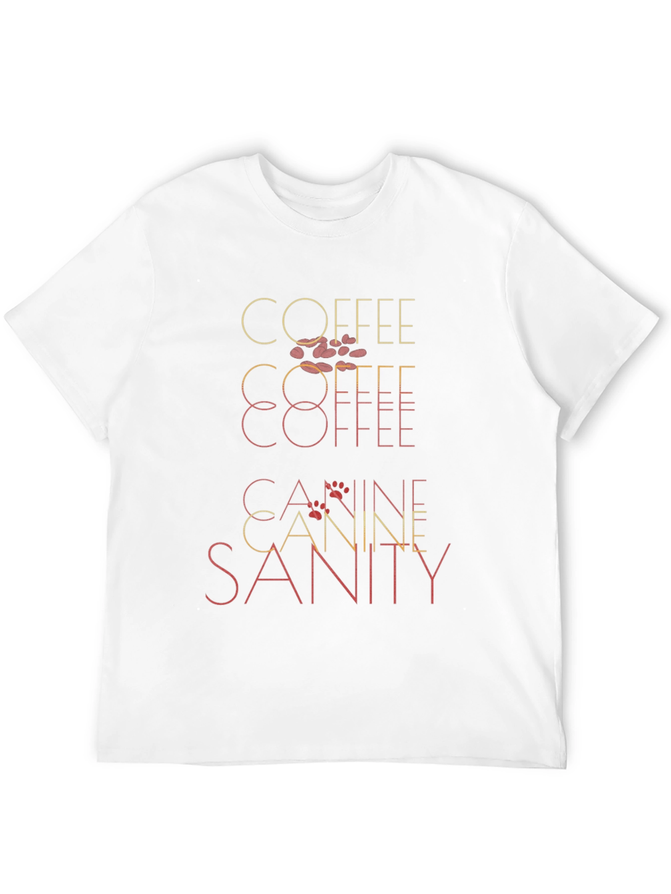 Coffee Canine Sanity T-Shirt