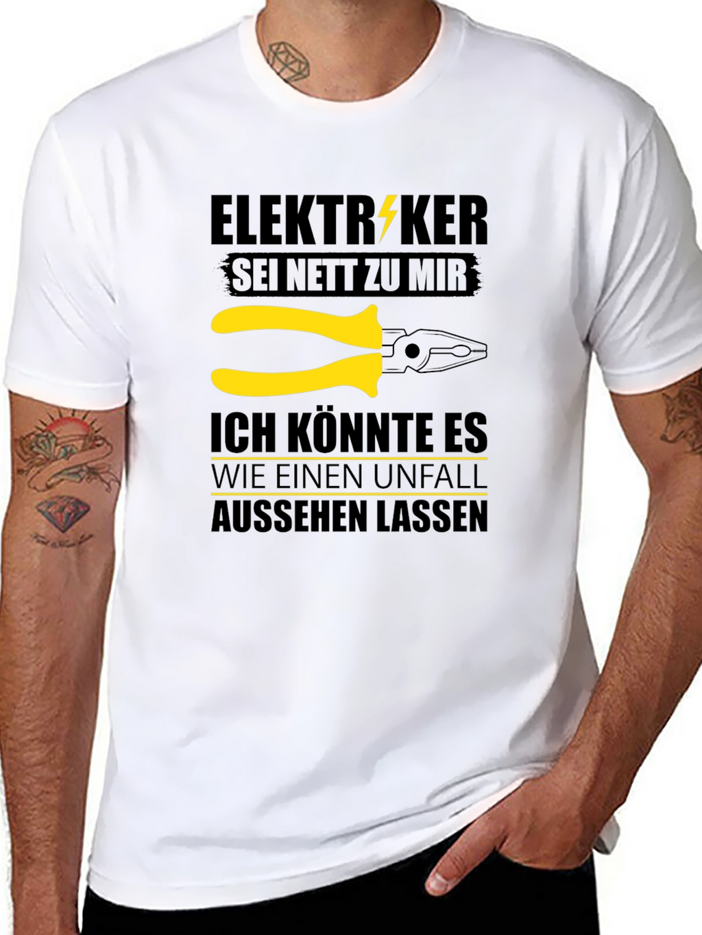 Electrician Humor Graphic T-Shirt