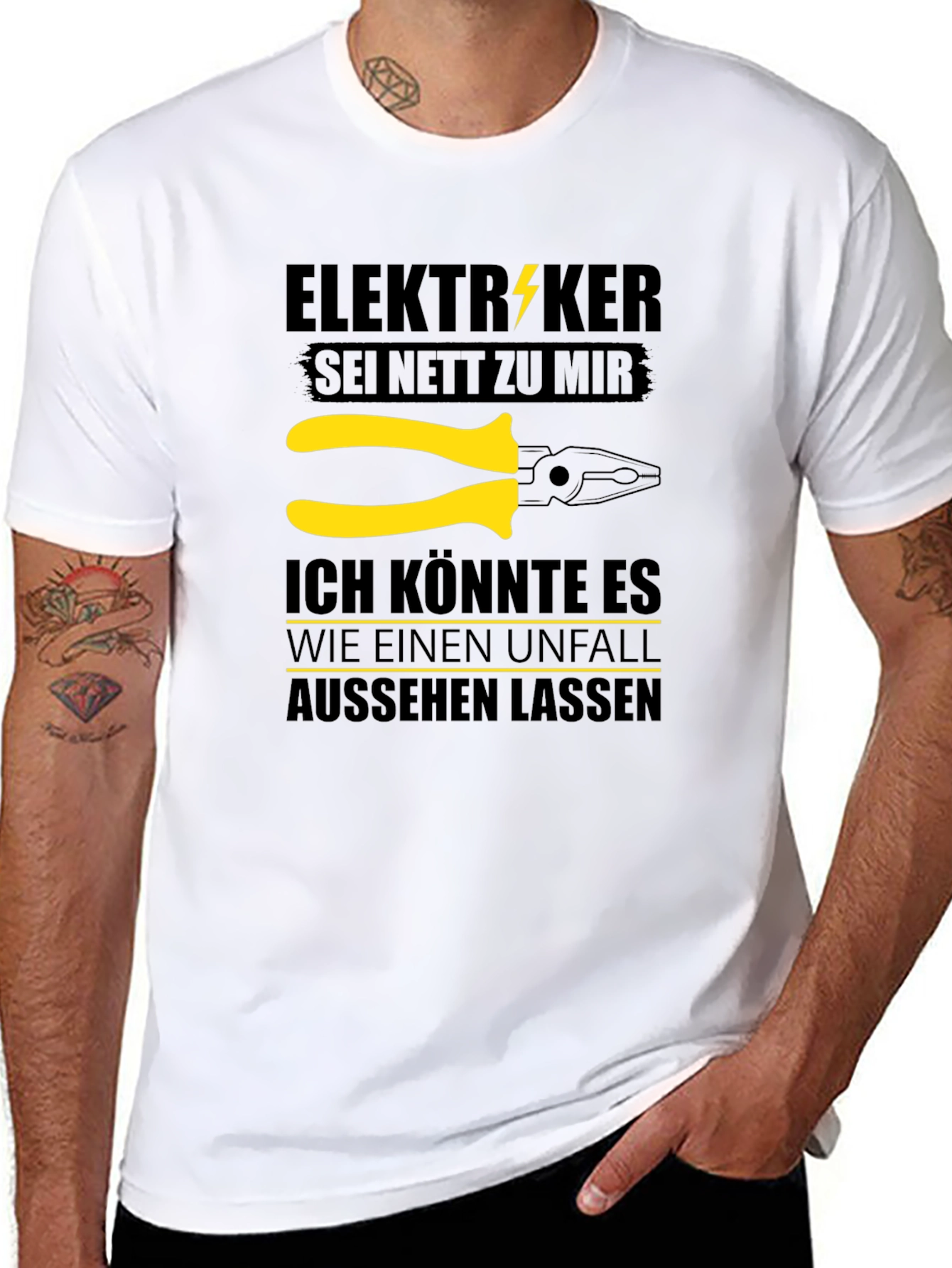 Electrician Humor Graphic T-Shirt