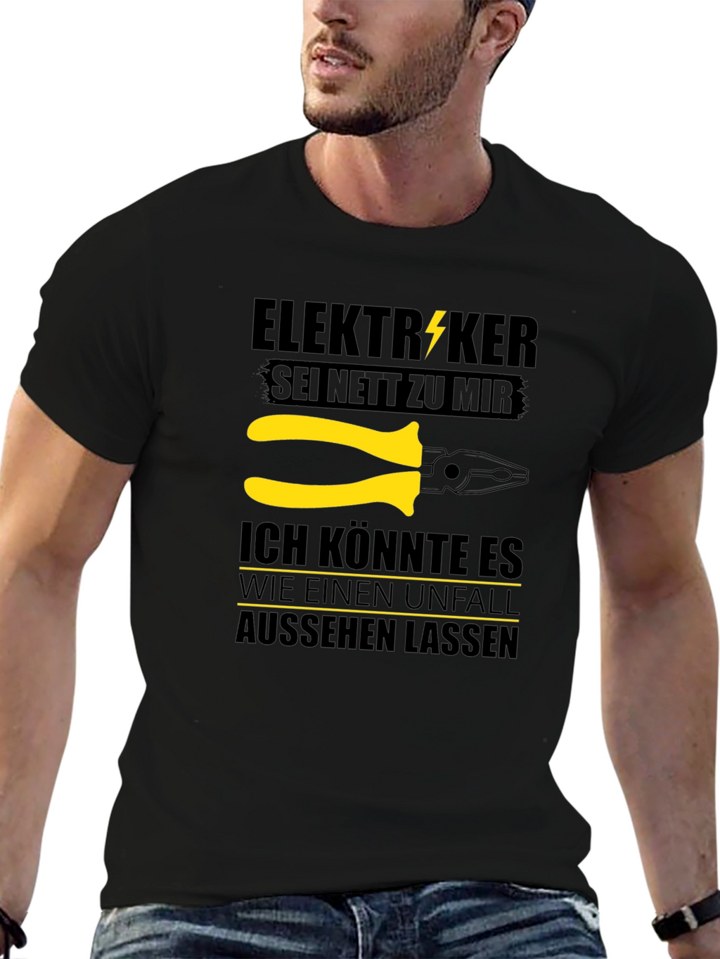 Electrician Humor Graphic T-Shirt