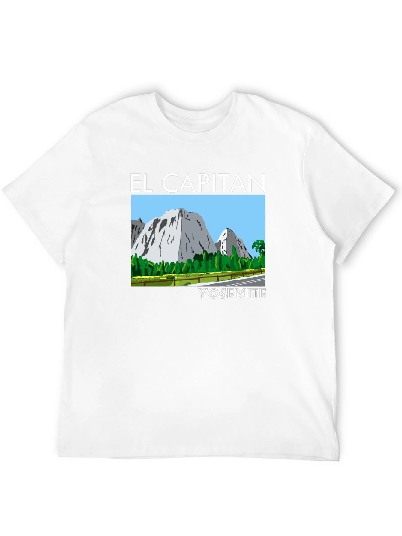 El Capitan Yosemite Graphic Tee - Black