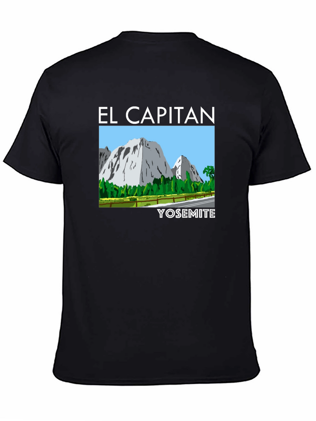 El Capitan Yosemite Graphic Tee - Black