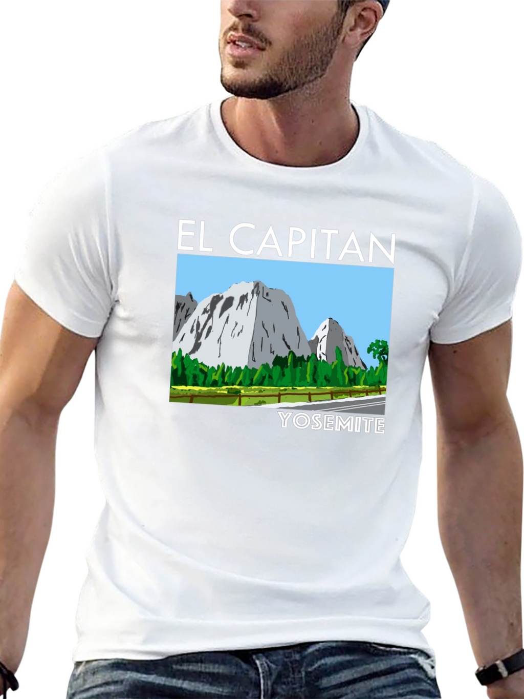 El Capitan Yosemite Graphic Tee - Black
