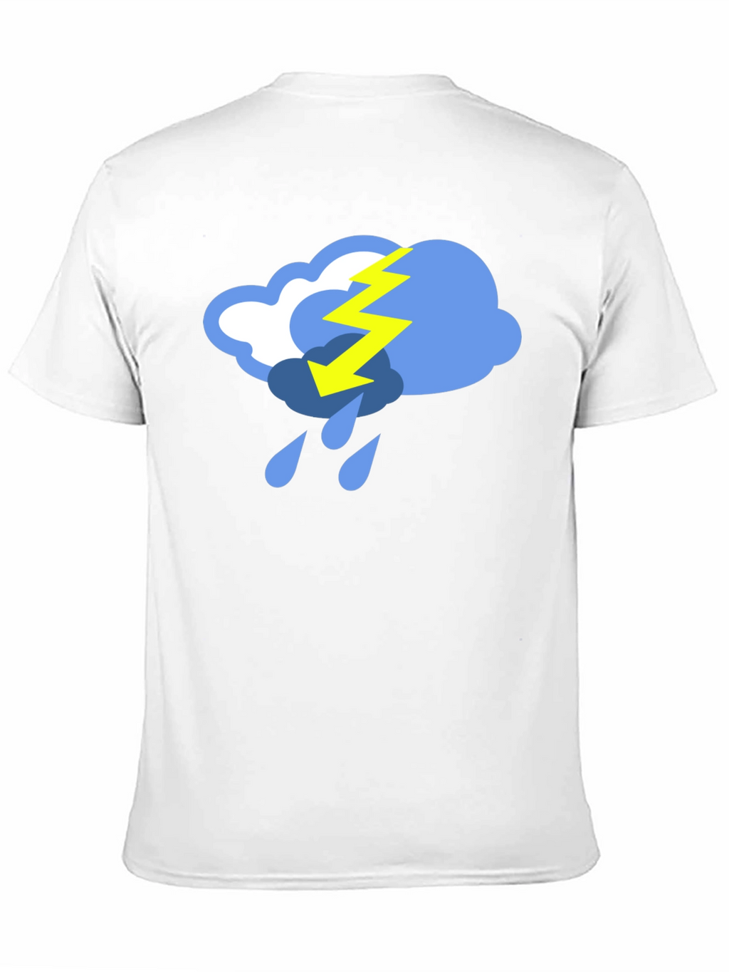 Stormy Weather Graphic Tee - Black Cotton T-Shirt