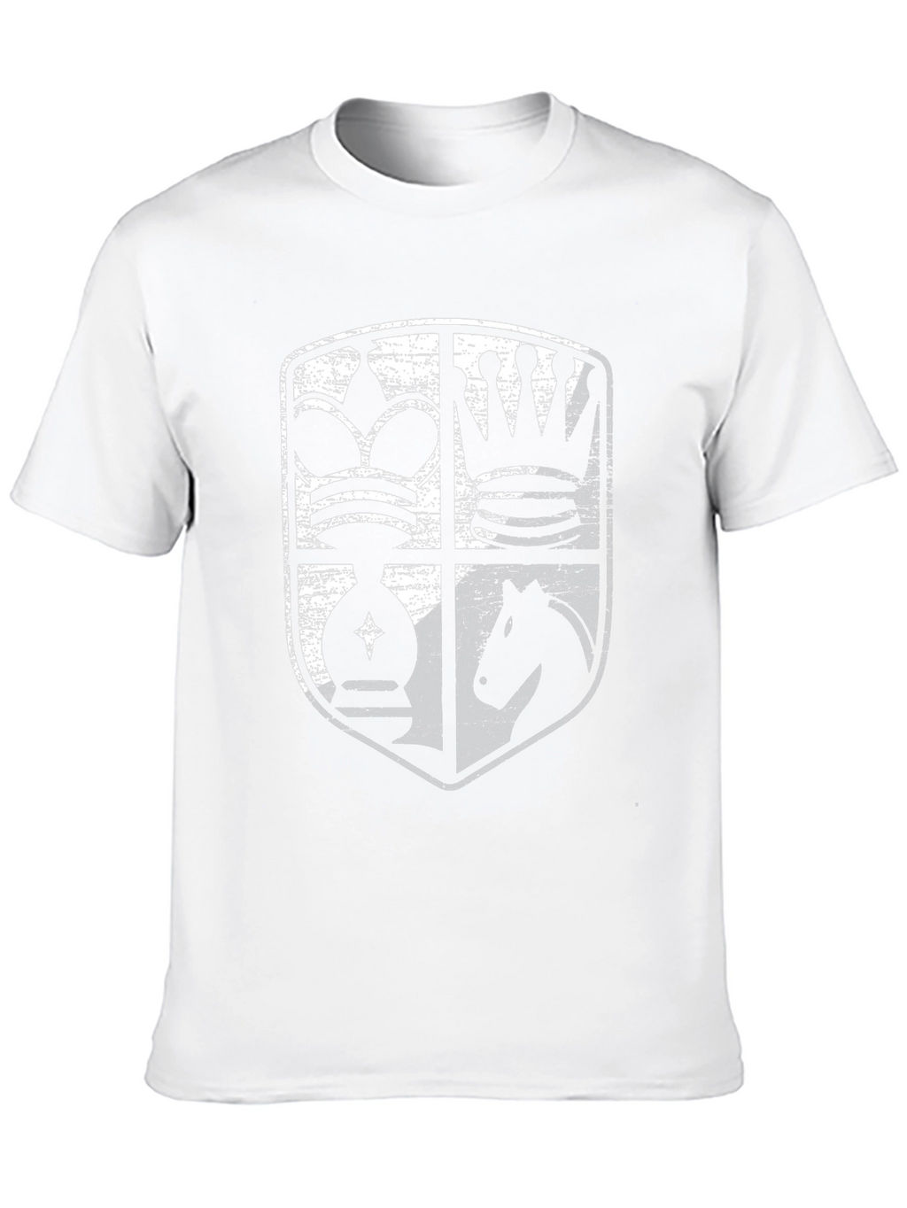 Chess Piece Shield Graphic T-Shirt