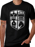 Chess Piece Shield Graphic T-Shirt