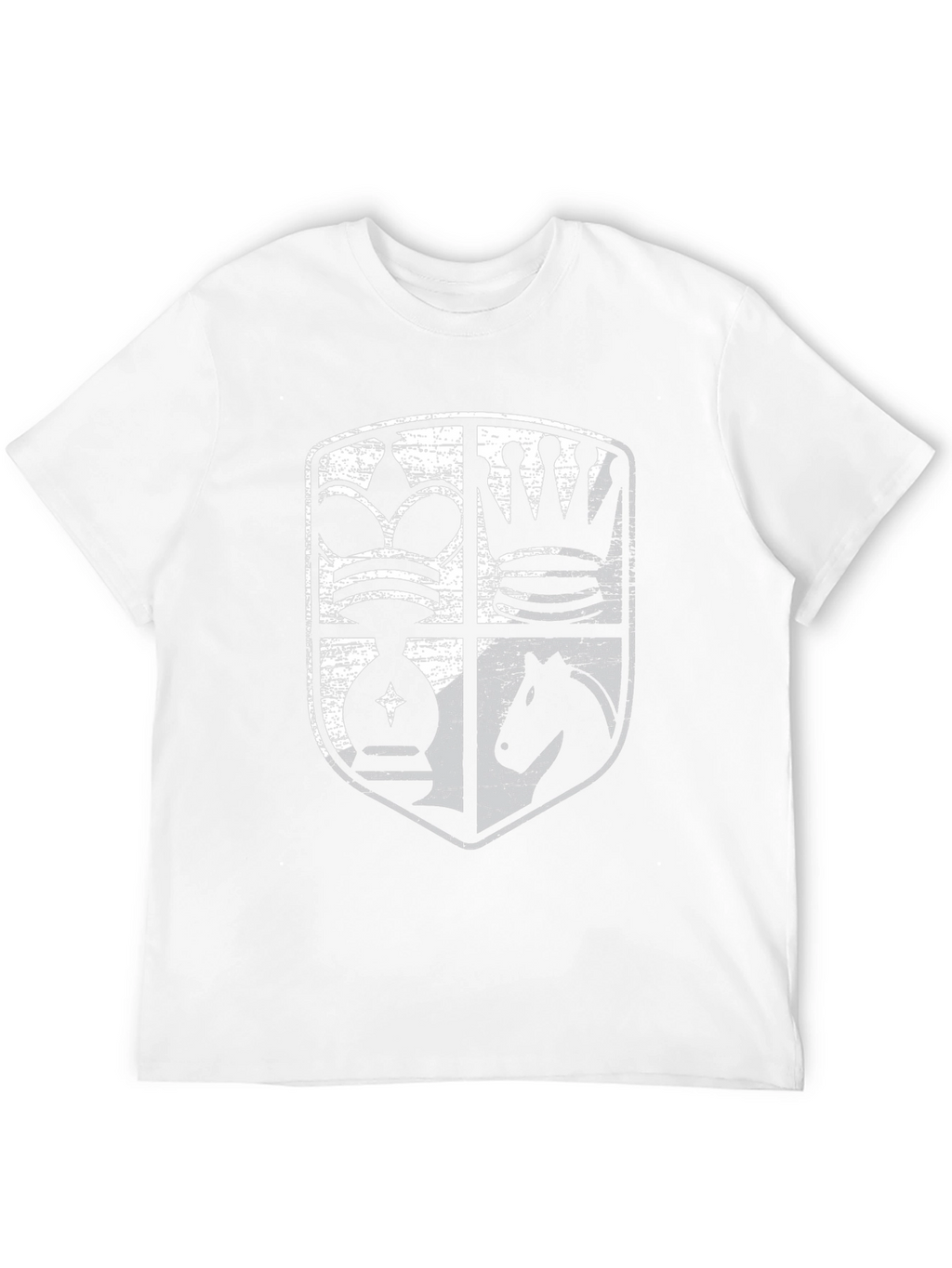 Chess Piece Shield Graphic T-Shirt