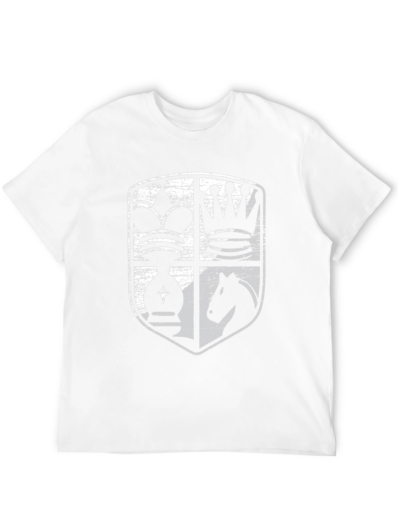 Chess Piece Shield Graphic T-Shirt