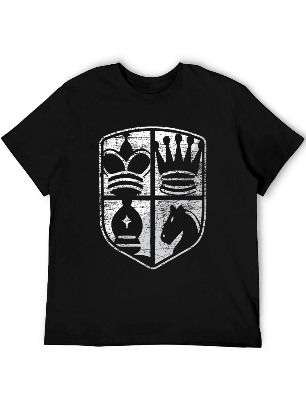 Chess Piece Shield Graphic T-Shirt