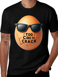 Cool Egg Graphic Tee - Too Cool to Crack