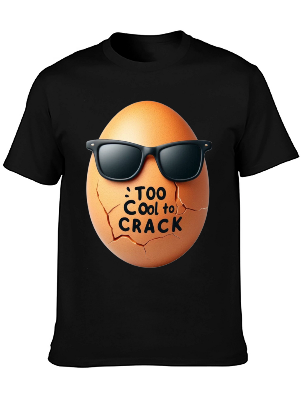 Cool Egg Graphic Tee - Too Cool to Crack