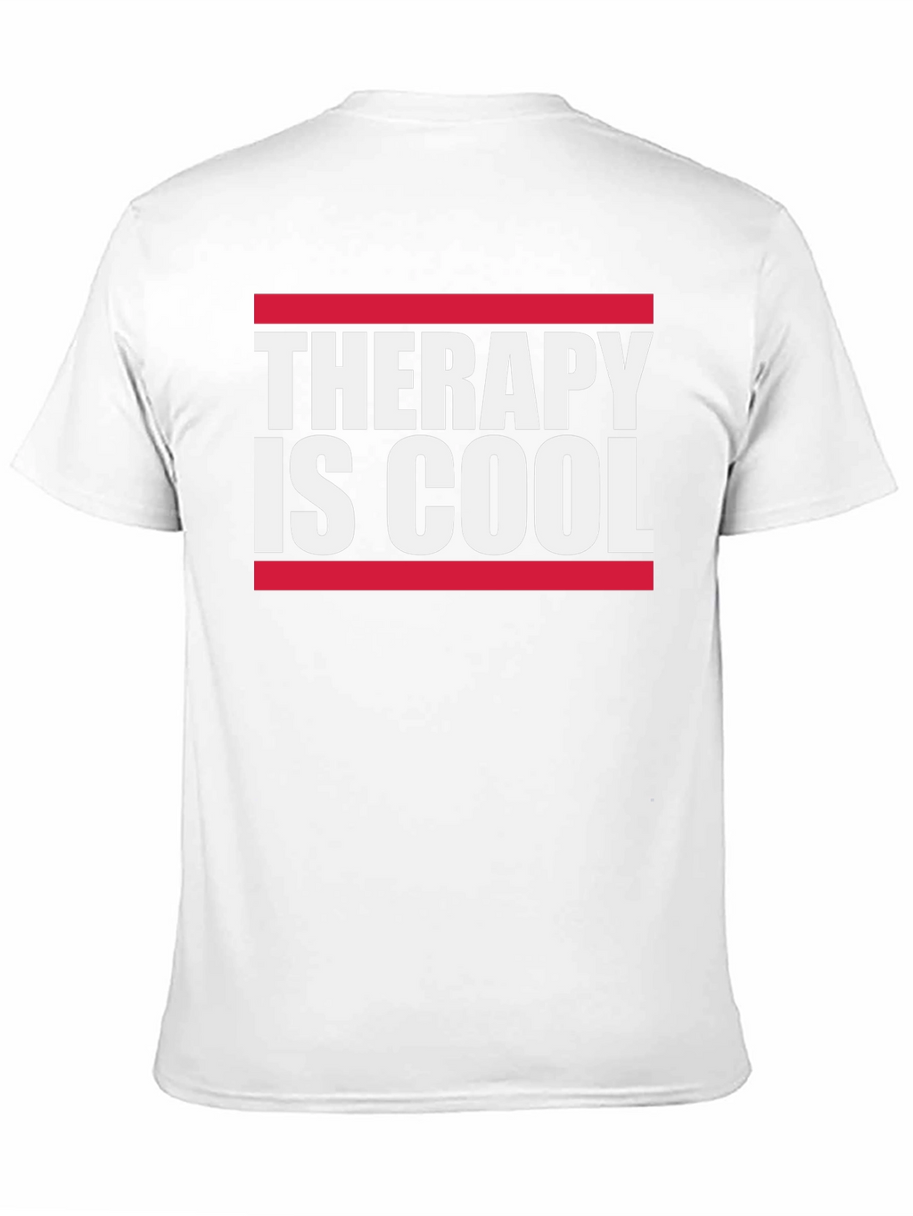 Therapy Is Cool Graphic Tee - Black Cotton T-Shirt