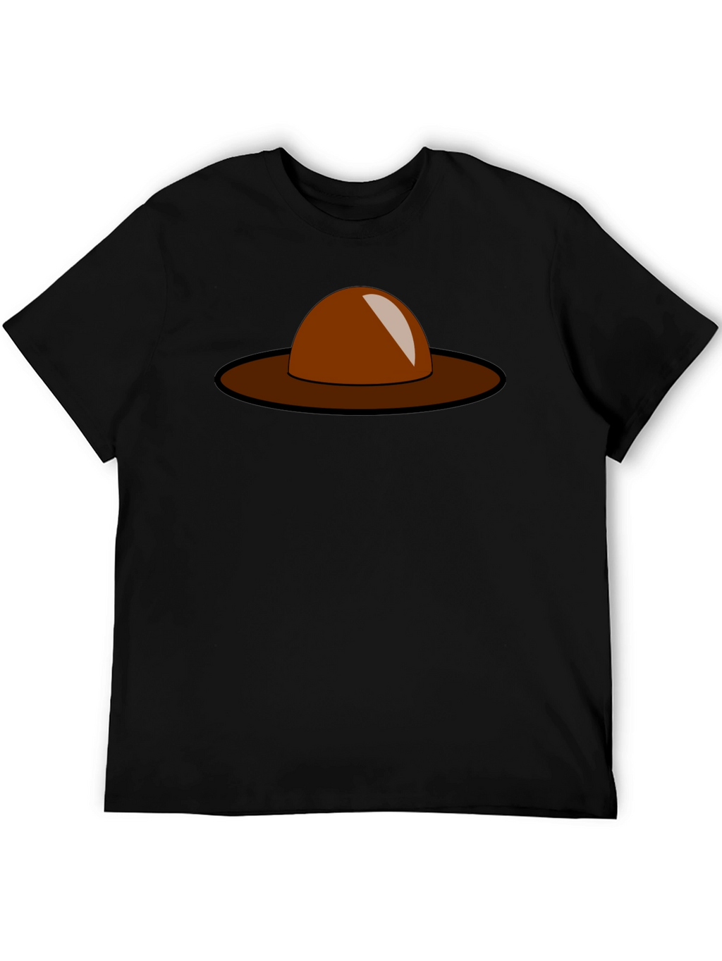 Brown Hat Graphic Tee - Stylish Casual Wear