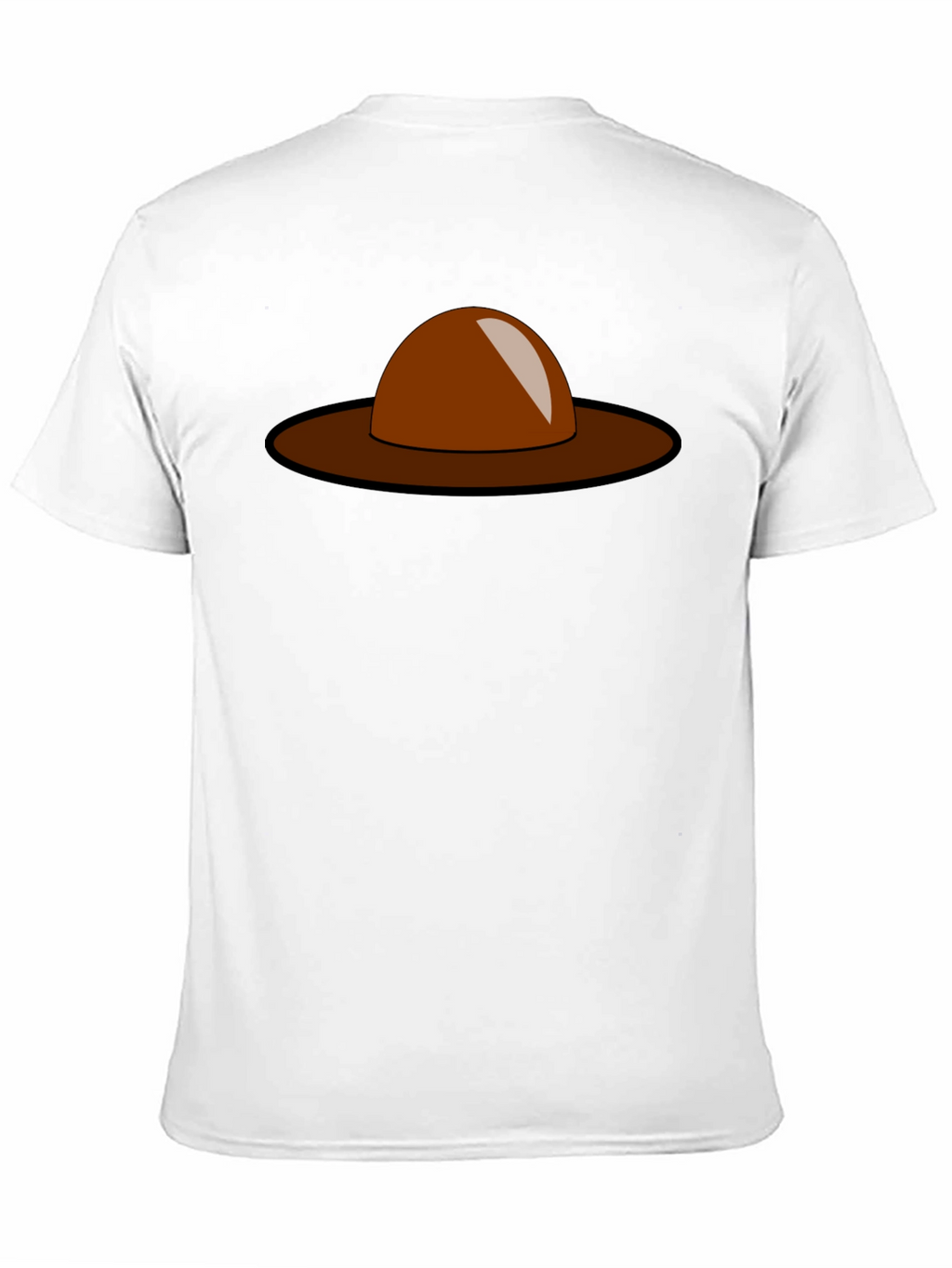 Brown Hat Graphic Tee - Stylish Casual Wear