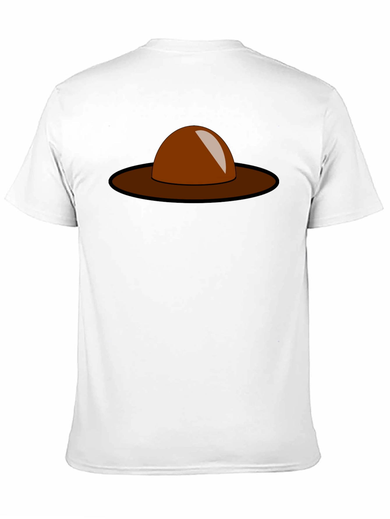 Brown Hat Graphic Tee - Stylish Casual Wear