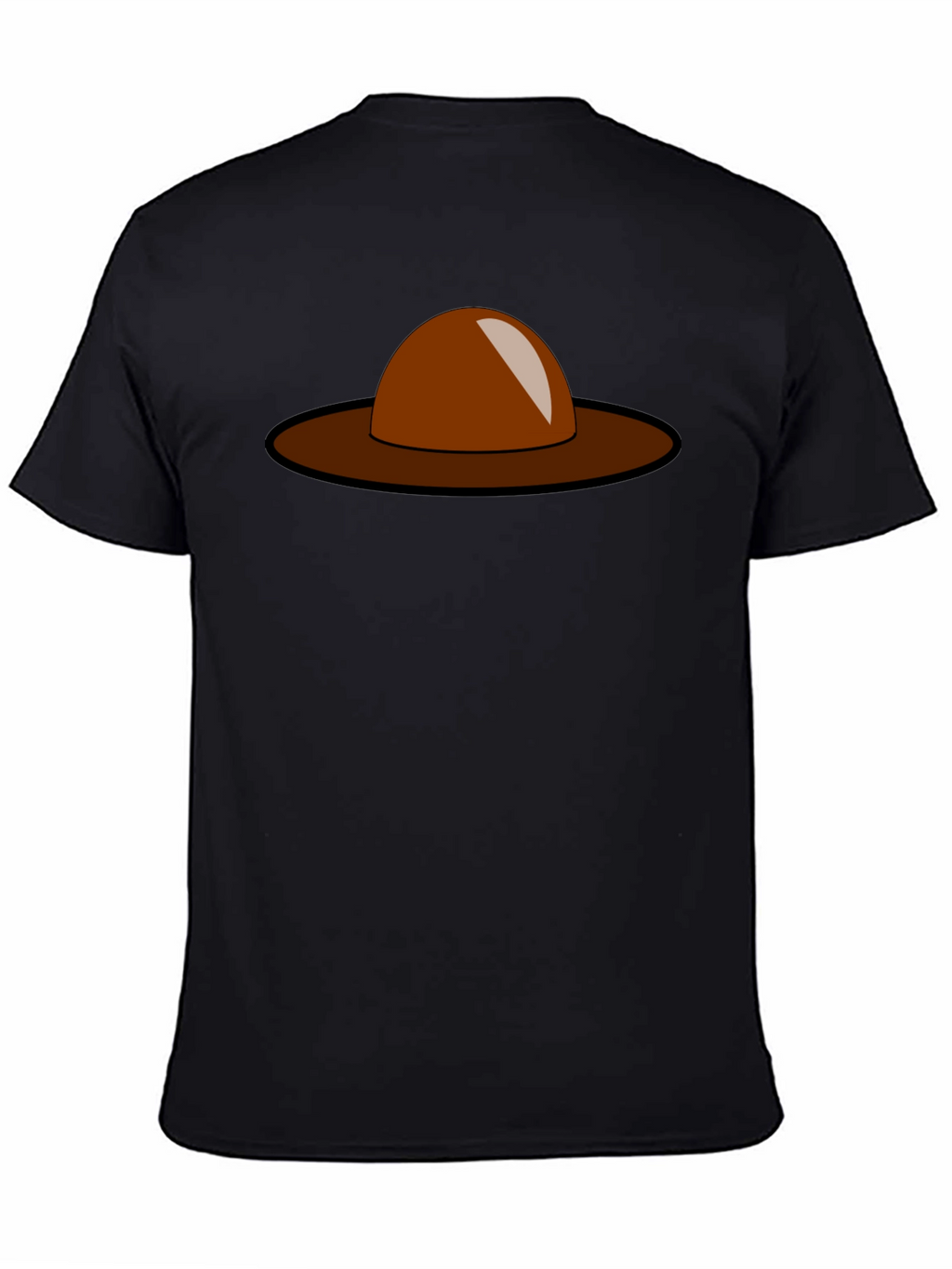 Brown Hat Graphic Tee - Stylish Casual Wear
