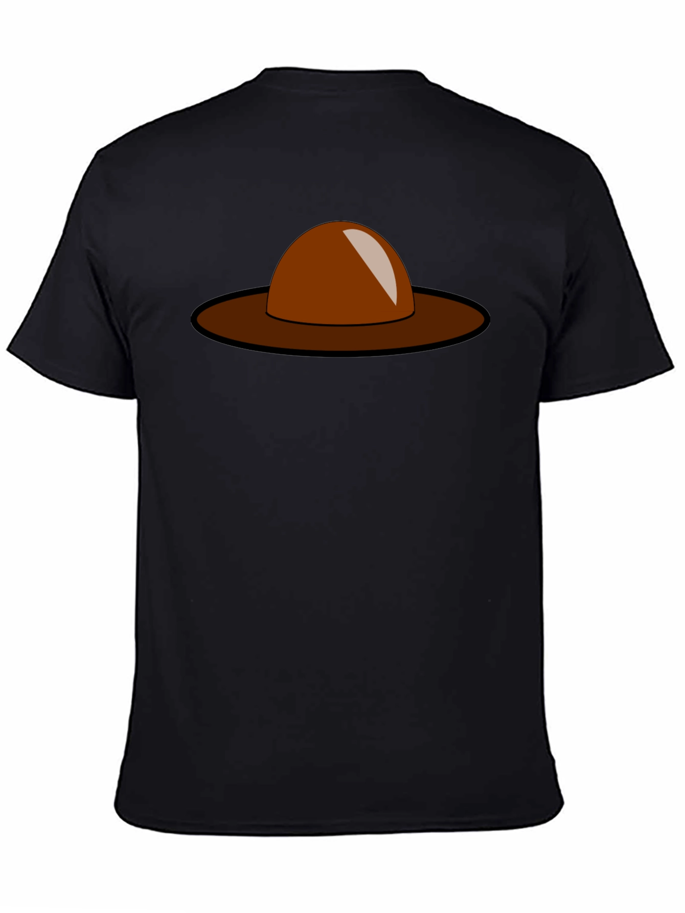 Brown Hat Graphic Tee - Stylish Casual Wear